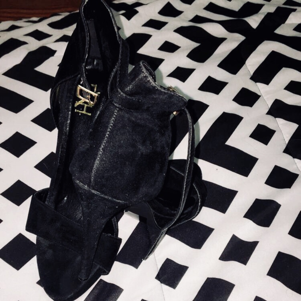 Black Suede Heels
